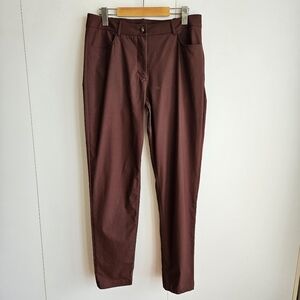 KIT AND ACE Journey Pant Slim Fit Cherrywood Size 10